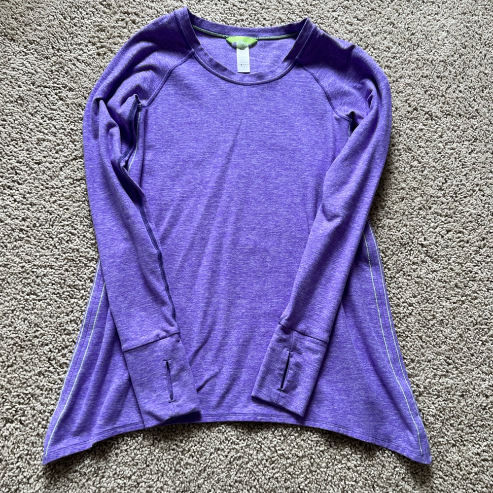 Ivivva Heathered Purple Long Sleeve Top